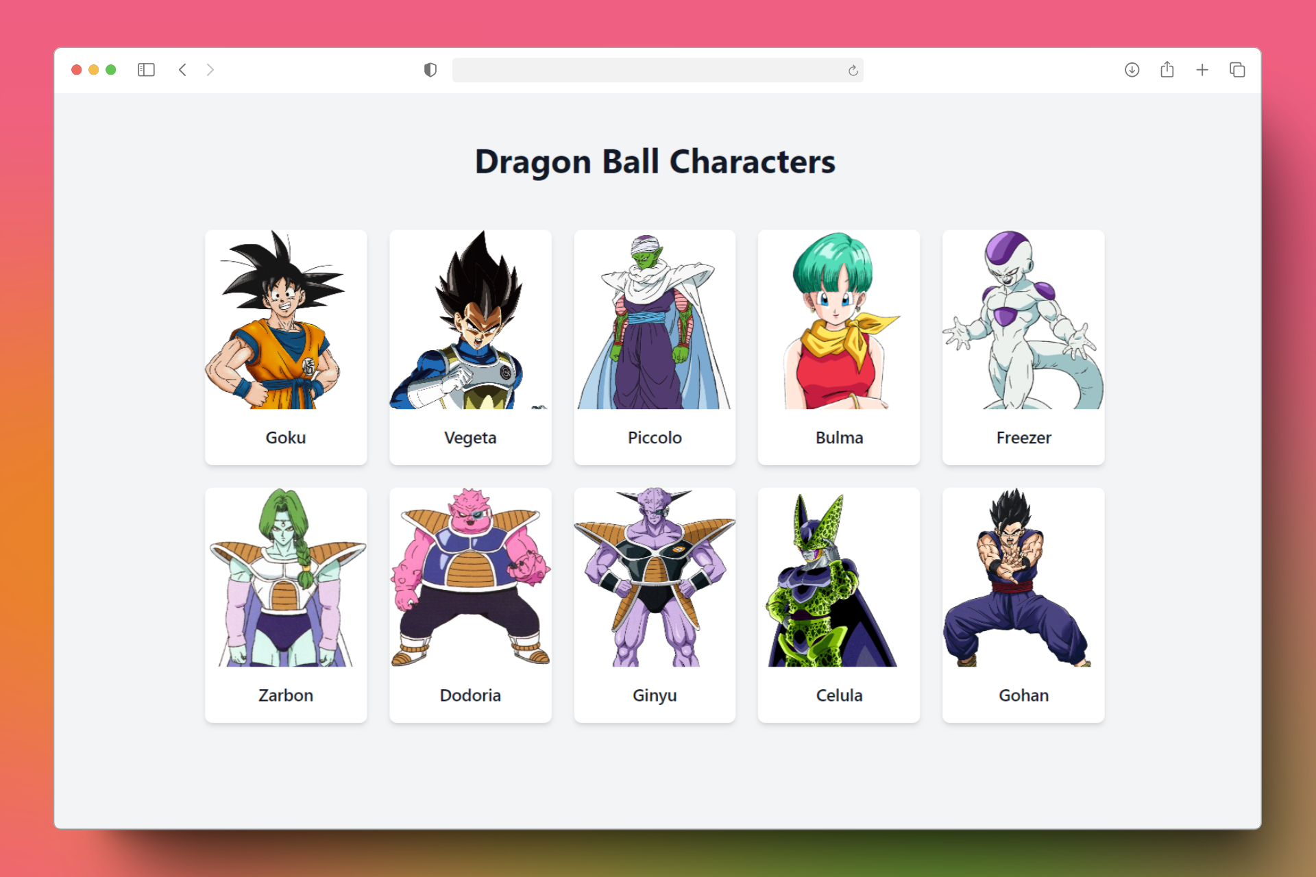 Dragon Ball Characters image
